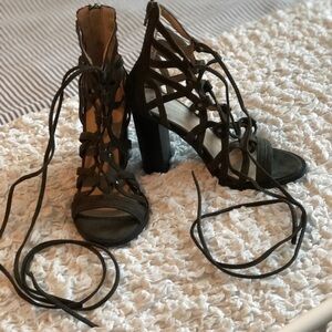 Lace up heels size 6
